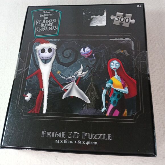 Disney Nightmare Before Christmas 3D Puzzle 500 Pc New Sealed Jack Skellington - Picture 7 of 15